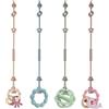 Vicloon Catenelle Per Ciuccio, 4PCS Catena Ciuccio per 18+ Mesi, Cordino Ciuccio In Silicone Senza BPA, Catenelle Porta Succhietto Per Sedie Di Sicurezza Passeggino Seggiolone, Colorato