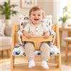 ADDLIVE Cuscini per Seggiolone Tripp Trapp Stokke, 2 Metodi di Installazione | Sfoderabili e Lavabili, Fissati con Velcro, Adatti per la Sostituzione dei Coprisedili di Seggioloni e Sedie per Bambini
