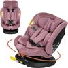 LIONELO Bastiaan i-Size Seggiolino Auto Evolutivo 4 in 1 40-150 cm ISOFIX | Per Bambini 0-12 Anni, Protezione Laterale, Rotazione 360°, 21 Regolazioni, Contromarcia, Conforme all'Ultima Norma R129