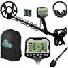 Raynesys Rilevatore di metalli per adulti, kit di rilevatore d'oro ad alta precisione, 5 modalità, bobina IP68 da 25,4 cm, display LCD, lunghezza regolabile, tester di metalli per avventure all'aperto