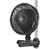 Apritsce Ventilatore Grow 6 con Clip | 10 Velocità Clip Grow Ventilatore, Motore EC Ventilatore Clip per Grow Tent