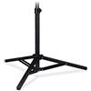 Relaxdays Base per Ombrellone, Giardino e Campeggio, Mobile, Richiudibile, 25-32 mm, HLP 55x76x76 cm, in Acciaio, Nero