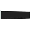 RJPLMFV Tenda laterale retrattile 120x500 cm Nero | Poliestere resistente, base in acciaio, retro automatico, per balcone o terrazzo