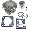 Ewon Kit cilindro pistone 44MM per Kawasaki TJ53 TJ53E Soffiatore Decespugliatore PN 11005-0650 11005-2166