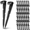 Poppstar Picchetti per tubo di irrigazione Ø 16-20mm (100 pezzi), nero