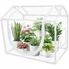 KYUQY Mini tenda per serra, 54,9 x 38,1 x 35,6 cm, in PVC, portatile, per giardino e balcone