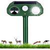 YRHWS Dissuasore per gatti a ultrasuoni, a energia solare, 3 modalità, impermeabile, a ultrasuoni, con sensore di movimento a LED, per gatti, cani, topi, uccelli, martore