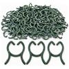 YEDPGUE 100 Pezzi Clip di Supporto per Piante,Clip da Giardino | Clip Per Piante Impermeabili Riutilizzabili, Facili Da Montare, Per Piante E Ortaggi Interno Esterno