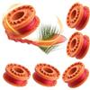 hankousi 6 bobine per decespugliatore, filo di nylon ad alta resistenza, design universale, materiale resistente all'usura, per attrezzature per la cura del giardino