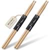 MGYHWJA Bacchette per batteria, 12 paia di bacchette classiche 5A con punta in legno d'acero, per bambini e principianti (2 paia 7A)