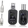 Kisangel Wireless per Microfono Xlr Trasmettitore e Ricevitore, 20, Portata 30m, Setup Facile, Compatibile Mixer e Telecamera