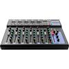 EasegantEl Mixer Audio,Console di miscelazione a 7 canali,Mixer bluetooth,Alta Precisione EQ 3 Bande,48V Phantom Power Control Audio Multi Enteres,Per Podcasting,Live Performance Recording,DJ