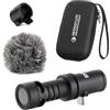 RØDE Rode Videomic Me-C+ Microfono USB-C per smartphone iOS e Android con custodia morbida Keepdrum