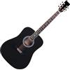 Classic Cantabile WS-10BK Chitarra Folk nera