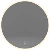 Home Deluxe - Specchio LED SILA - 60 cm - Rotondo - 3 diversi colori di luce - Sistema antiappannamento - 38 watt di potenza totale I Specchio da parete Specchio per bagno Specchio per bagno