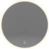 Home Deluxe - Specchio LED SILA - 100 cm - Rotondo - 3 diversi colori di luce - Sistema antiappannamento - 38 watt di potenza totale I Specchio da parete Specchio per bagno Specchio per bagno