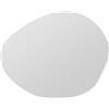 Home Deluxe Specchio LED MAY asimmetrico - 80 x 100 cm I Specchio da bagno, specchio da ingresso, specchio da soggiorno, specchio con illuminazione