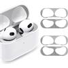 OEM Adesivi protettivi in metallo ultra-sottili per AirPods Pro 4 (2024) - Protezione per la custodia di ricarica wireless.