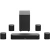 Selius Soundbar a 7.1 canali con tecnologia Dolby Atmos - Potenza di 420 Watt - Lunghezza 40 cm - Colore nero - Ideale per sistemi surround per Smart TV