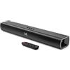 Selius Soundbar per TV - 60 cm - Soundbar Bluetooth - Potenza di 120 Watt - Materiale: plastica - Adatta per montaggio a parete - Altoparlante per TV