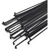 Generic Raggi Ruota Bici,Raggi Bicicletta 12 Pezzi Raggi Piatti for Bicicletta Lama J-Bend Lunghezza 210-302 Mm Radio in Acciaio Inossidabile for Bici da Strada MTB