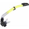 BONKZEBU Snorkel per Immersione Full Dry con Boccaglio in Silicone, | Tubo per lo snorkeling, design con respirazione completamente asciutta, fibbia per occhiali, tubo flessibile in PVC, per