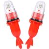 ULTECHNOVO Luce da Pesca Subacquea Rossa per Notte, Controllo Elettronico | Pp, Uso in Barca e Mare Salato, per Calate Multiple e Montaggi da Pesca