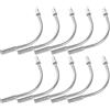 DIYEAH 20 Pezzi Tubo Guida Freno Bici in Acciaio Inox, Leggero, Argento | Cavi Freno Bici da Strada, Routing Fluido, Manutenzione Officina, Meccanici e Fai da Te