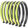 FOMIYES 3 Paia Clip Riflettente per Pantaloni da Bici, Sicurezza Notturna | Plastica e Resina, Strisce Riflettenti, per Catena e Gamba, Ciclismo su Strada e Spostamenti