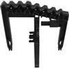 Luxshiny Supporto per Mazze da Golf Porta Sacche in Plastica Nero | Aggancio a Clip Leggero, per Ferri e Wedge, Uso Casa e Carrello, Accessorio Pratico