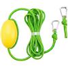 Wodsty Corda da traino galleggiante per kayak con clip e attacco rapido | Corda da traino galleggiante per kayak, con clip in acciaio inox 316, collegamento rapido, corda di salvataggio