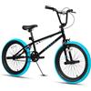 AVASTA Bicicletta BMX Freestyle Rubato 18-20 Pollici per Bambini Principianti da 5 Anni, Multicolore