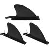 Sosoport Pinna di Ricambio per Tavola Paddle Surf Gonfiabile, PVC Nero | Modelli Sup, Stabilità Aumentata e Controllo, Accessorio Rimovibile per Sport Acquatici