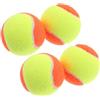 SUPVOX 4 Pezzi Palline da Tennis per Pressione, 2,5 Pollici | Gomma Naturale, Superficie Brillante, Rimbalzo Leggero, per Allenamento a Casa e Gioco in Famiglia