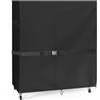 Homeponnew Copertura per borsa da golf Oxford 600D, 41 x 104 cm, antipolvere | Tessuto Oxford 600D, resistente agli strappi, costruzione, colore nero, protezione di lunga durata