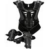 Folpus Set Protezioni con Gomitiere e Ginocchiere Ventilato Indumento Protettivo Riflettente per Pattinaggio, Equitazione, Giochi All'aperto