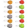 Homoyoyo 12 Pezzi Ciondolo Coccinella Riflettente, Portachiavi PVC | Pendente Decorativo per Chiavi e Zaini, Superficie Riflettente, per Jogging e Spostamenti Quotidiani