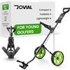 Jovial - Carrello da Golf Pieghevole a 3 Ruote
