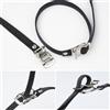 Wodsty Cinghia per pedale e viti di fissaggio per porta dita della bicicletta | Cinghie antiscivolo per pedali e viti di fissaggio per le dita, per biciclette, robusti morsetti in polipropilene con