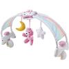 Chicco Rainbow Sky Arco Lettino Neonato 2in1 Evolutivo Compatibile Next2Me, Pannello Culla con Arco Arcobaleno e Luce Notturna Bambini con Musica Rilassante e Morbidi Ciondoli - Giochi Neonati 0+ Mesi