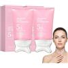 TruuMe 2PC Collagene Gua Sha - Crema idratante per viso, collo e corpo,Antirughe | Con applicatore massaggiante Gua Sha, rassoda la pelle, riduce le rughe e combatte il tech neck. Uso quotidiano.