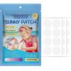 KeyoGoS Sun Companion - Applicatore per la protezione solare, con puntini UV, promemoria per riapplicare gli adesivi per la protezione solare, per bambini e adulti (1 confezione da 24)