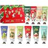 ElevaPulse Set di 10 creme per le mani natalizie, mini crema per le mani invernale e confezione regalo, regalo di compleanno, regalo di Capodanno, regali di Natale per donne e uomini, per famiglia, amici