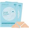APRICOT beauty & healthcare APRICOT - 120 cerotti da notte down the frown in cotone biologico, stimola la produzione di collagene, toppe con acido ialuronico, nastro pieghettato, cerotto piega, albicocca beauty