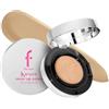 Flormar K-Spirit Cover Up Cushion Foundation - Fondotinta con finitura naturale, alta copertura e durevole, trucco K-Beauty con estratto di tartufo nero per una carnagione uniforme, 004, latte