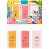 PCC PTYXIS Set Di Profumi Solidi - Set Di Profumi Di Viaggio Portatili, Profumis Naturali Di Lunga Durata, Cera Di Profumo Mini 8g, Non Adesivo, Regali Ideali (#A)