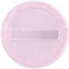 MOBUTOFU 10 Pezzi Piumino per Cipria Rotondo in Cotone Rosa con Nastro | Spugna per Fondotinta, Uso Casa e Viaggio, Presa Facile e Delicata Colore Casuale