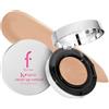 Flormar K-Spirit Cover Up Cushion Foundation, finitura naturale, alta copertura e lunga durata, trucco K-Beauty con estratto di tartufo nero per una carnagione uniforme, 003, sabbia chiaro, 15 g