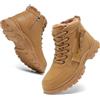 Yeeteepot Casual Stivali Donna Invernali Caldo Scarpe Neve Stivaletti | Comode Caldo Outdoor Stivali Moda Camminata Stivaletti Antiscivolo Escursionismo Scarponi