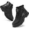 Yeeteepot Casual Stivali Donna Invernali Caldo Scarpe Neve Stivaletti | Comode Caldo Outdoor Stivali Moda Camminata Stivaletti Antiscivolo Escursionismo Scarponi